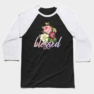 Blessed Floral Baseball T-Shirt